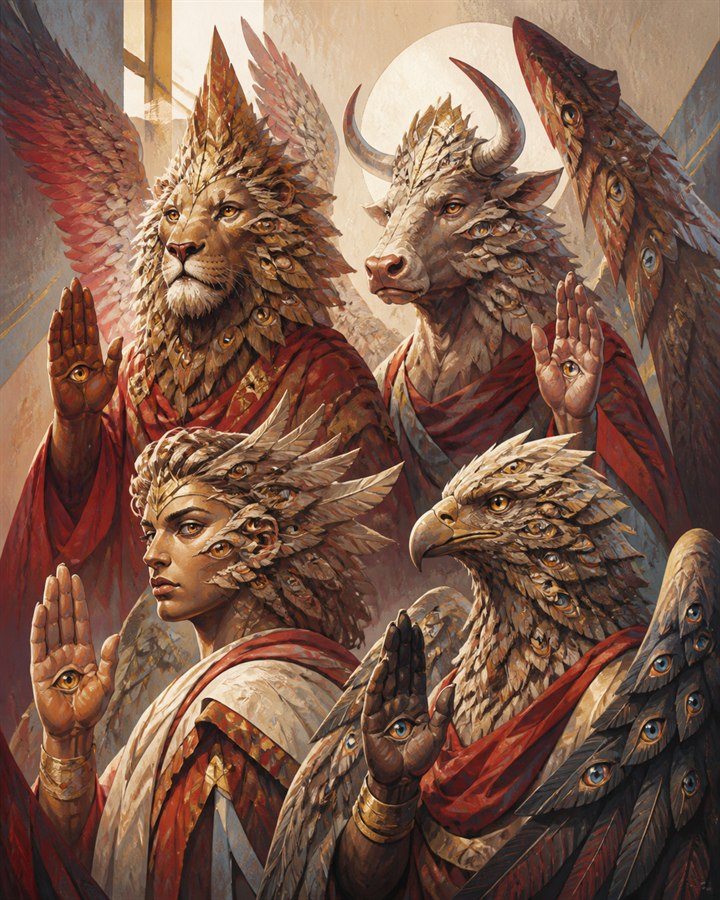 The four living creatures