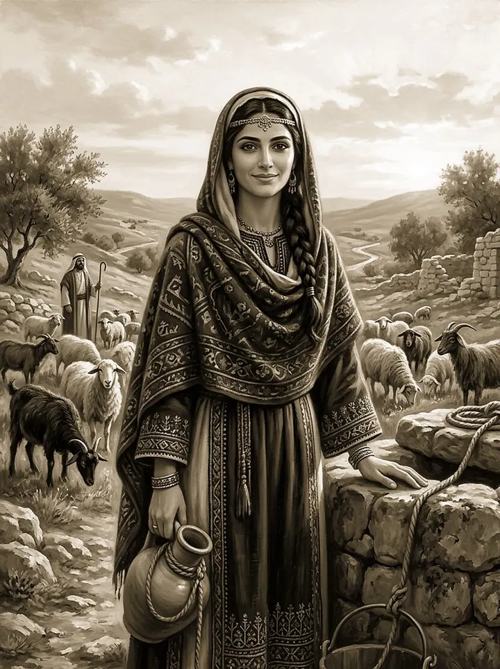 An artistic portrait of Ruth