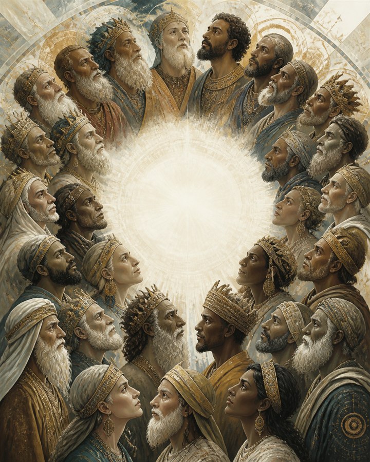 The twenty-four elders