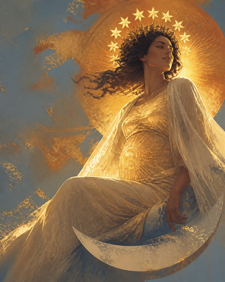 The woman clothed with the sun
